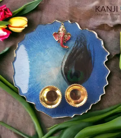 resin pooja thali/