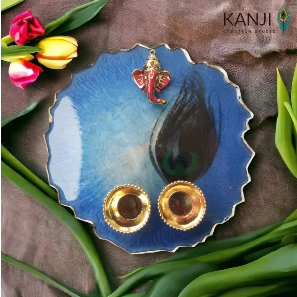 resin pooja thali/